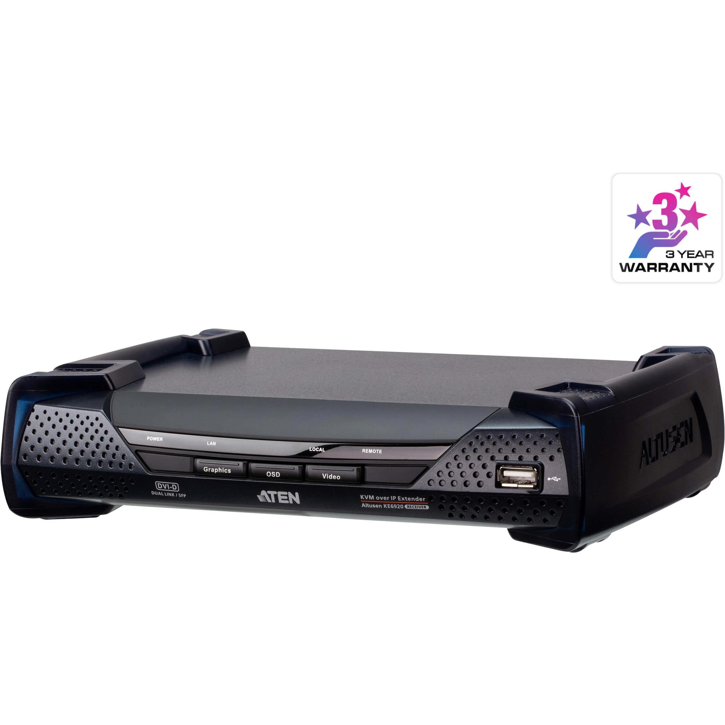 Thumbnail - Aten KVM-Extender, DVI, KVM Switch, Schwarz