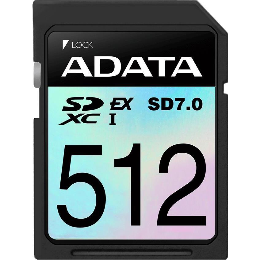 Adata Scheda SD SDXC Premier Extreme (512 GB, SDXC, U3, UHS-I), Scheda di memoria, Nero