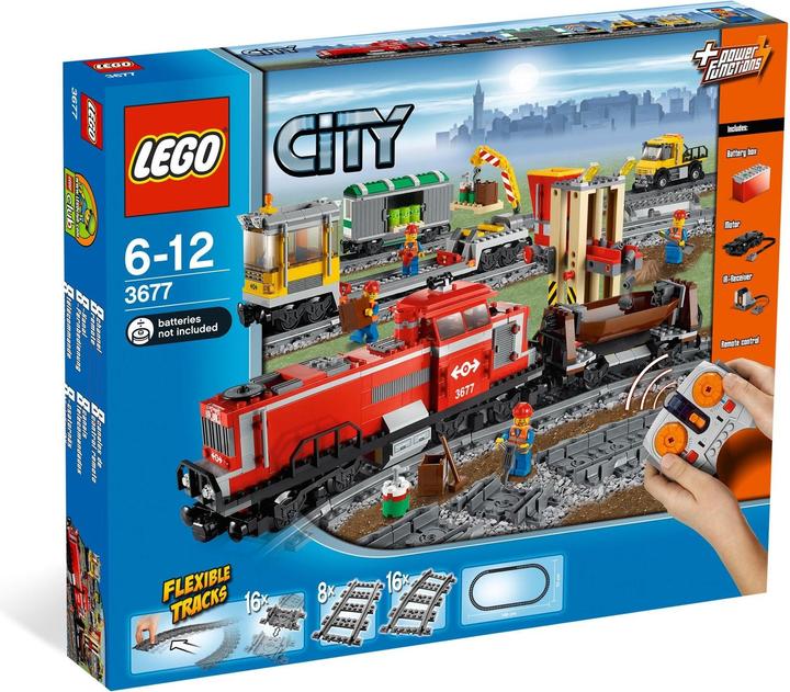 Produktbild LEGO Güterzug mit Diesellokomotive (3677, LEGO City)