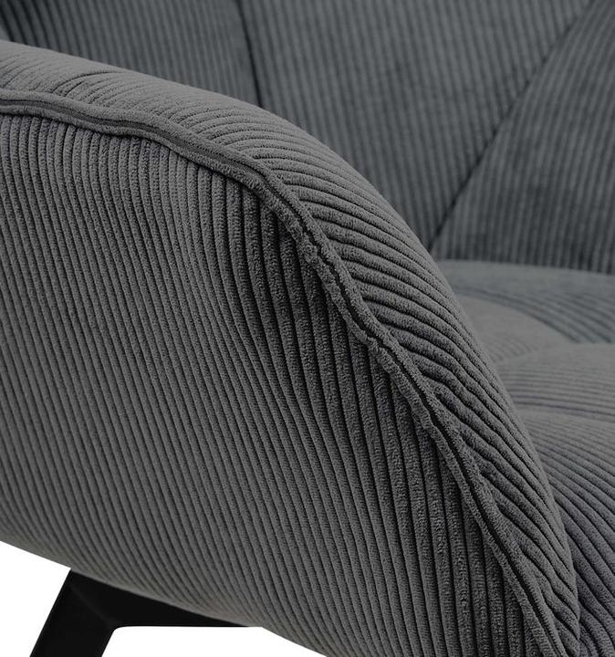 Produktbild Swisshandel24 Esszimmerstuhl Jordi Cord, dunkelgrau