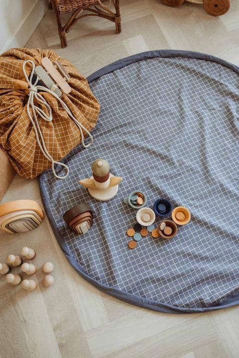 Immagine prodotto play&go Stampa Griglia organica blu (140 cm)