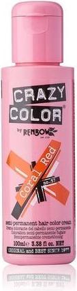 Produktbild Crazy Color Color Semi-Permanent Hair Color Dye coral red 57 - 100 ml, 1er pack (1 x 115 g) (57)