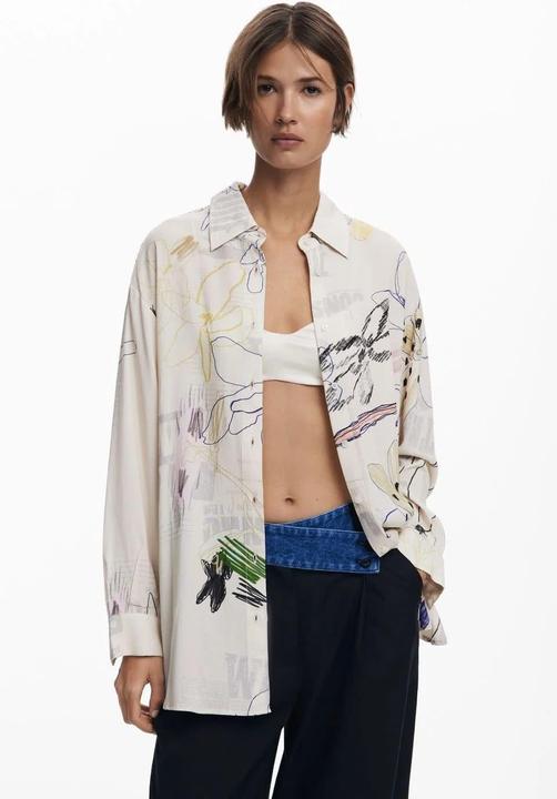 Immagine prodotto Desigual Camicia Maniche Lunghe Donna Bianco (XS)