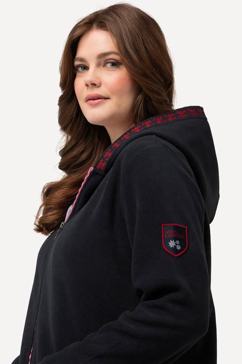 Actual product image Ulla Popken Hooded Fleece Zip-Up Jacket (46, 48)