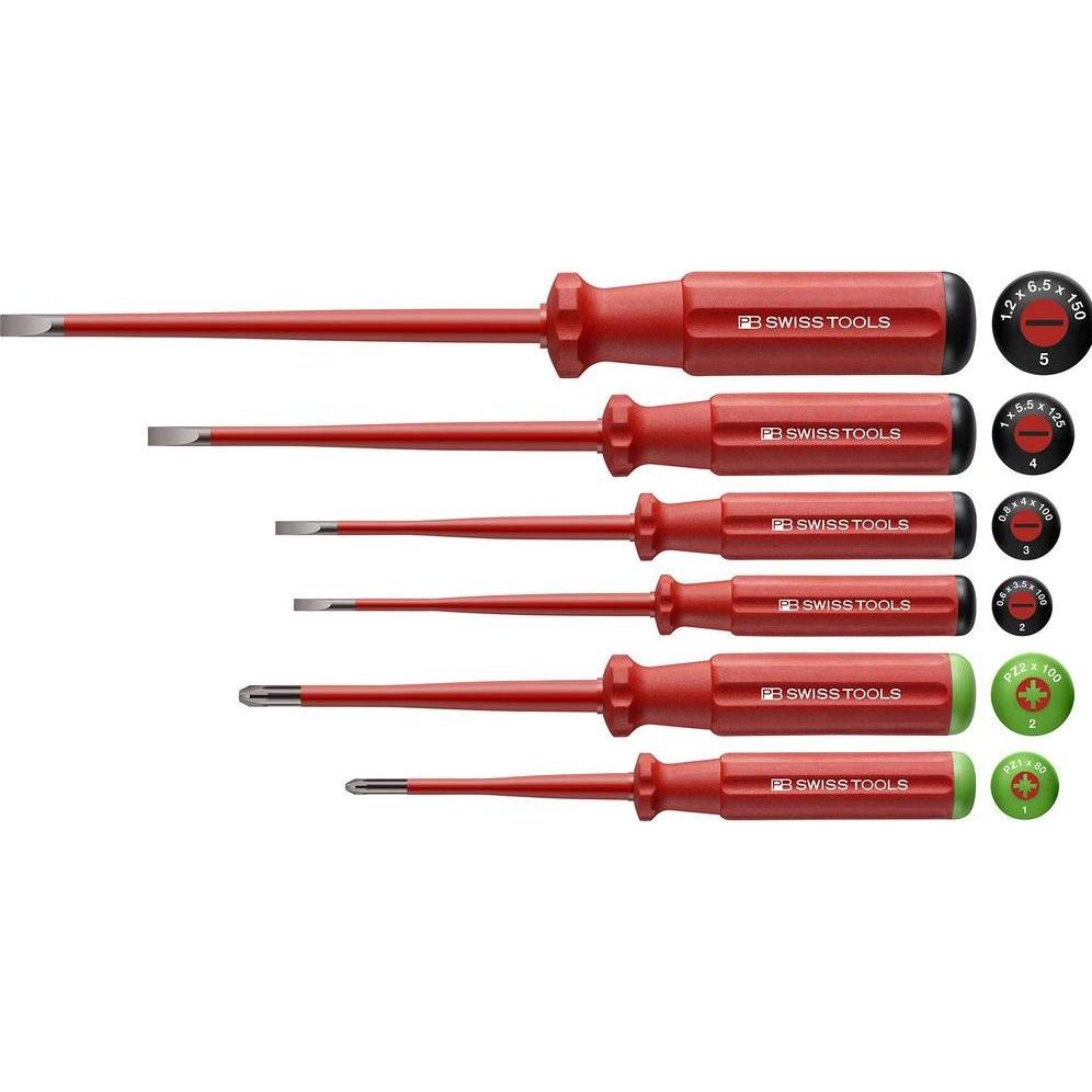 PB Swiss Tools, Schraubenzieher, Schraubenziehersätze (Schlitzschrauben)