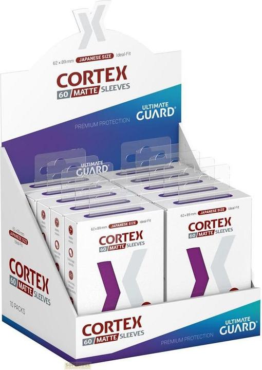 Productafbeelding Ultimate Guard 60 pochettes Cortex Sleeves Japanese Size Matte Violet
