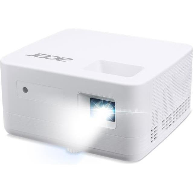 Acer PD1800 mobiler LED Beamer 1.000 ANSI Lumen (4K, 1000 lm, 1.50:1 - 1.65:1), Beamer, Weiss, Silbe