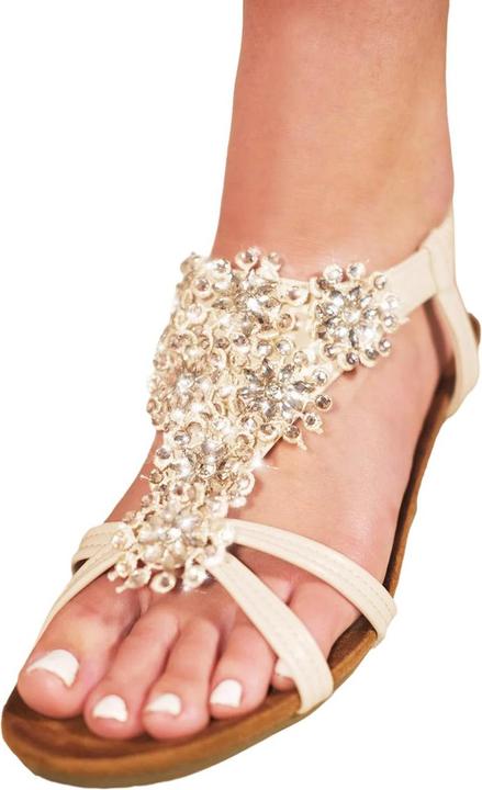 Produktbild Where's That From Sandalen Cevedo Diamante Blumen PU (41)