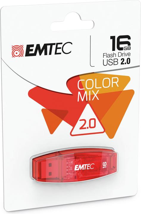 Actual product image Emtec C410 Color Mix (16 GB, USB-A)