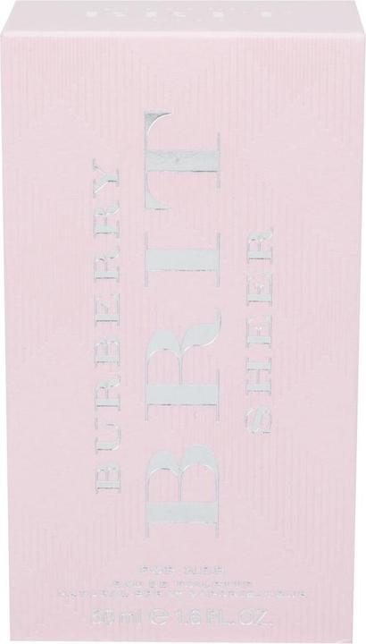 Actual product image Burberry Brit Sheer 2014 (Eau de toilette, 50 ml)