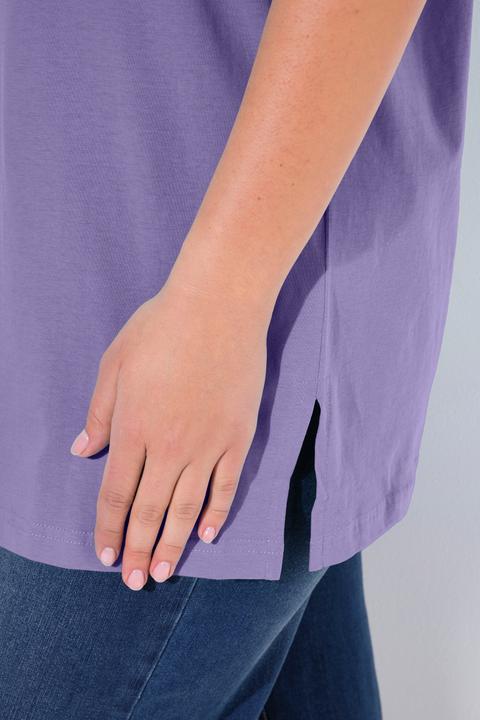 Produktbild Ulla Popken T-Shirt, V-Ausschnitt, Relaxed, Halbarm (42, 44)