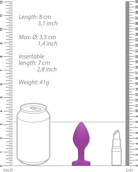 Produktbild Ouch! Diamond Heart Butt Plug