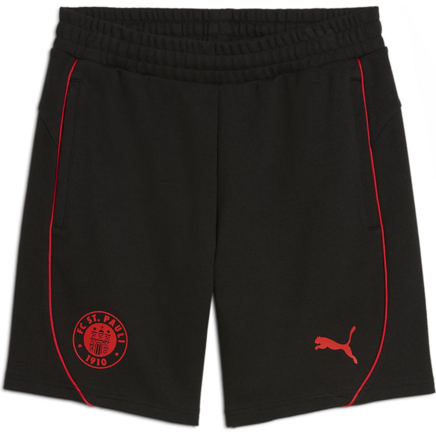 Puma, Herren, Sporthose, FCSP Casuals Shorts (3XL), Schwarz, 3XL