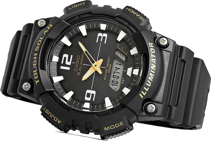 Actual product image Casio SOLAR AQ-S810W-1BVDF Herrenuhr