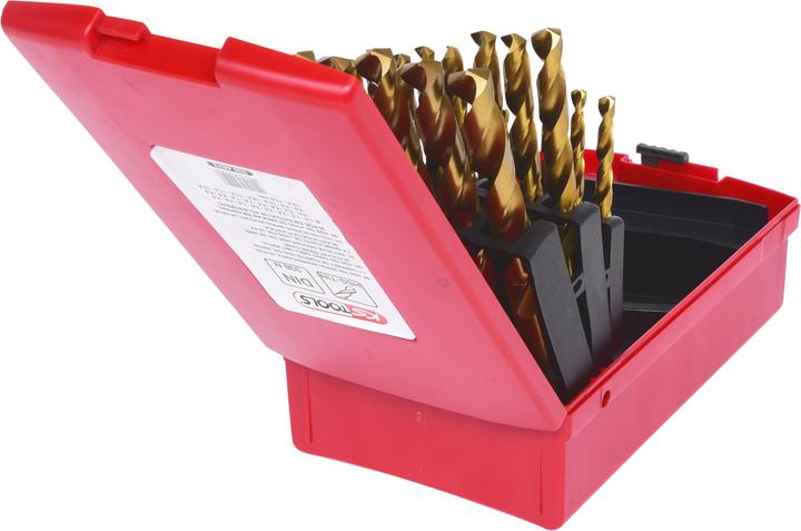 Actual product image KS Tools HSS TiN Twist Drill Set (1 mm - 13 mm)