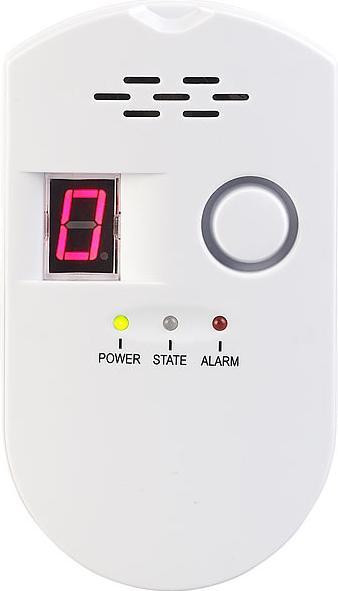 Actual product image VisorTech Set of 4 Socket Multi Gas Detector for Natural Gas and LPG