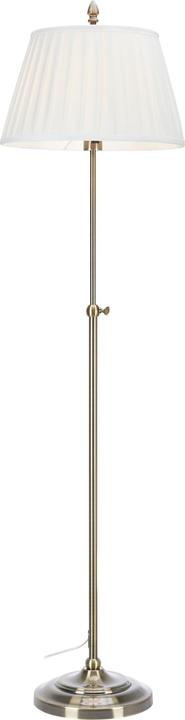 Produktbild Markslöjd OXFORD Floor 1L Offwhite/Antique Brass (E27)