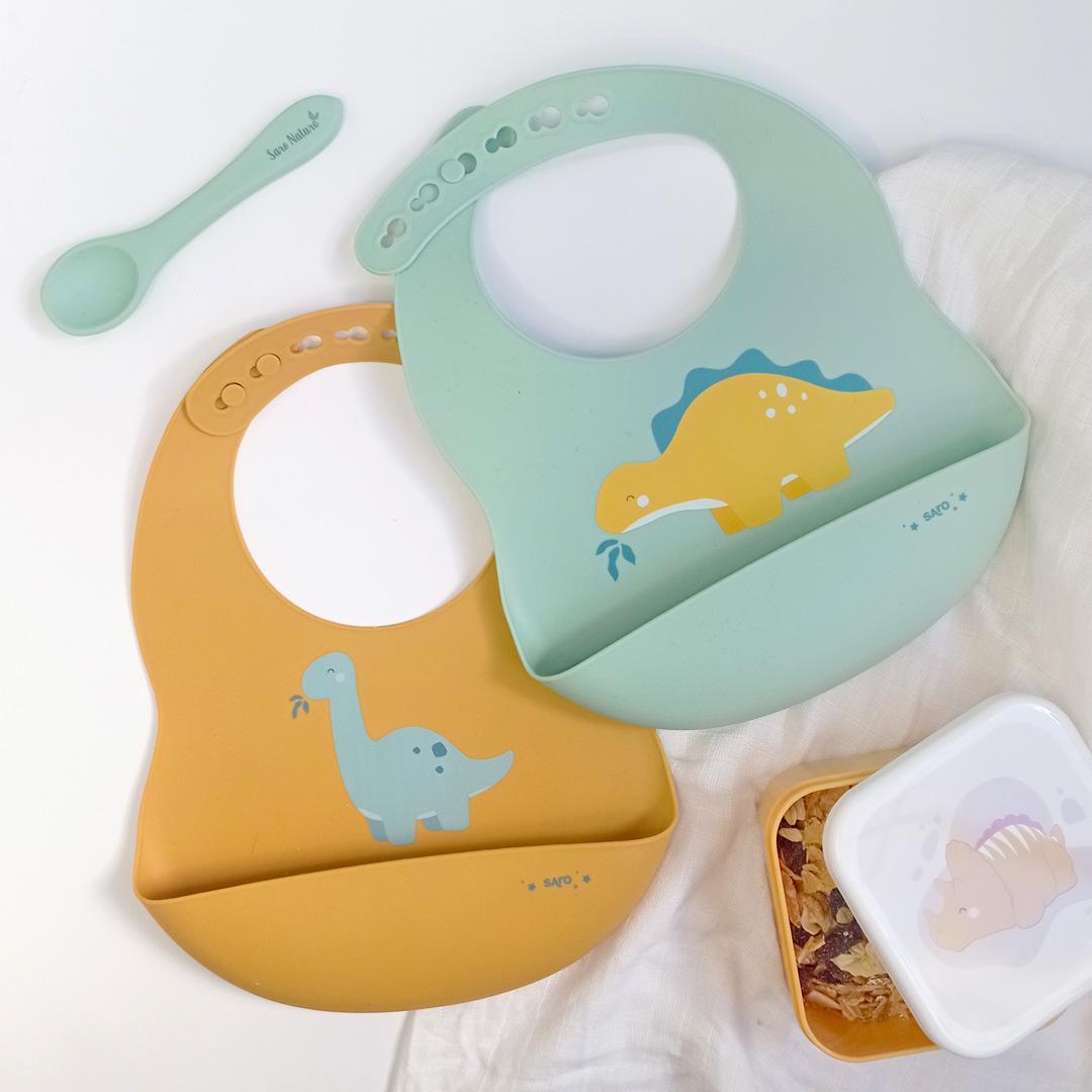 Thumbnail - Saro Baby, Lätzchen, Party Bib Hunter Mint