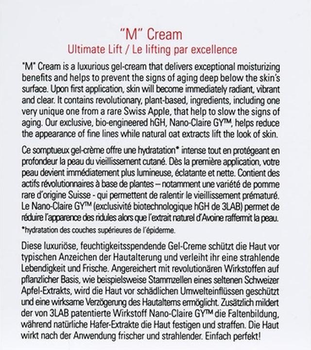 Image du produit 3Lab M Cream (60 ml, Crème 24h)