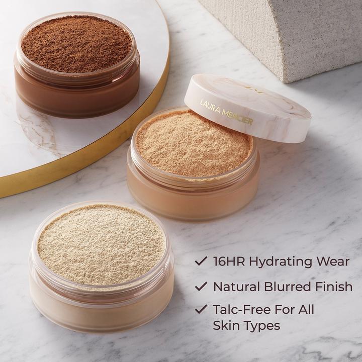 Produktbild Laura Mercier Ultra-Blur Jumbo Loose Setting Powder & Puff Translucent Honey 1oz