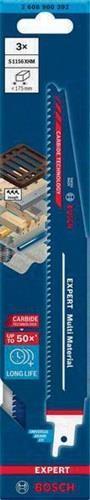 Actual product image Bosch Professional Zubehör EXPERT S1159XHM Multi Material Säbelsägeblatt, 3-tlg.