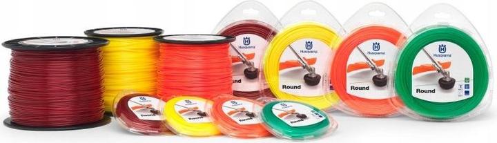 Productafbeelding Husqvarna 597668842 Trimmerdraad3mm / 240m Rood (Grastrimmer, Trimmerdraad + draadspoel)