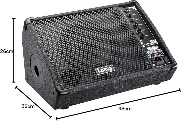Immagine prodotto Laney CONCEPT Series CXP108 Active Stage Monitor 80W 8 inch Coaxial Woofer Black (Attivo)
