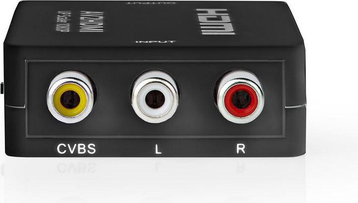 Image du produit Nedis HDMI T Converter 3X RCA femelle Sortie HDMIT 1 voie 1080p 1.65 Gbps ABS Anthracite (Adaptateur angulaire)