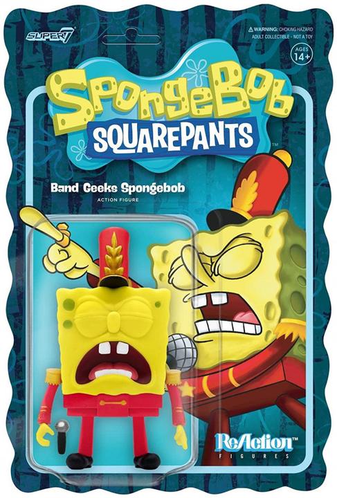 Actual product image Super7 SpongeBob SquarePants - Band Geeks: SpongeBob