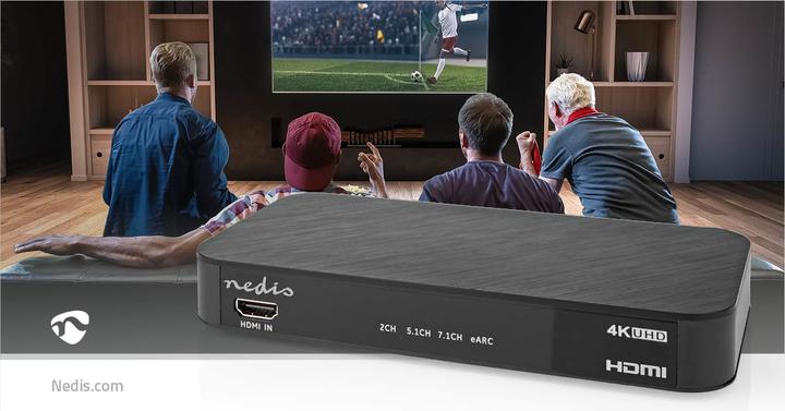 Immagine prodotto Nedis Convertitore audio digitale | 2 vie | Connessioni - Ingresso: Alimentazione DC / 1x ingresso HDMI™