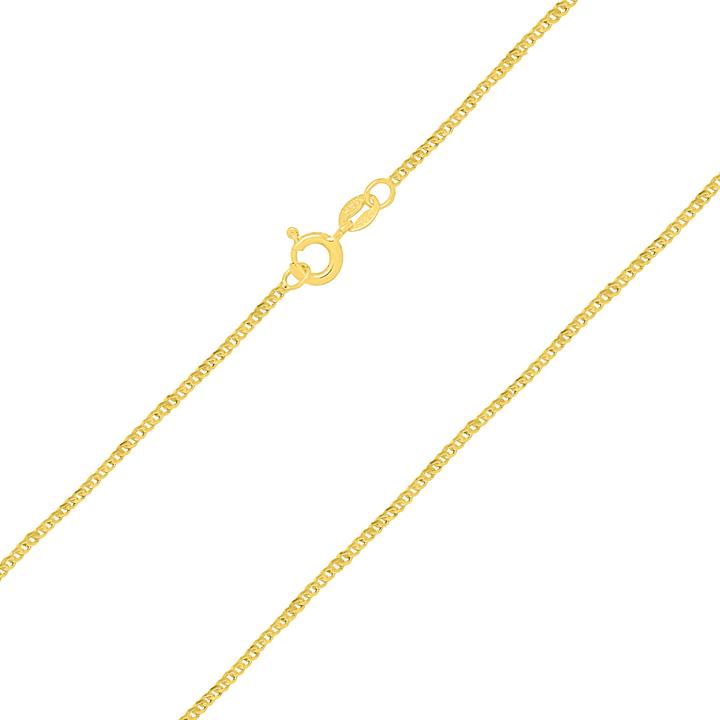 Immagine prodotto Candy Catena blindata 1,2 mm Kari, argento 925, placcata oro (Placcato oro 18k, Argento 925)