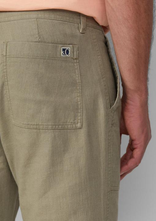 Produktbild S.Oliver Hose Detroit: Cropped-Hose aus Leinenmix im Relaxed Fit (W38/L38)