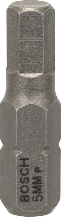 Produktbild Bosch Professional Zubehör Schrauberbit Extra-Hart HEX 5, 25 mm, 3er-Pack (Innensechskant, Innensechsrund TX, Kreuz sonstige, Schraubschlitz)