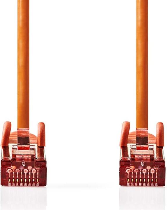 Produktbild Nedis CAT6-Netzwerkkabel | RJ45 Stecker | RJ45 Stecker | S/FTP | 10.0 m | Rund | LSZH | Orange | Lab (S/FTP, CAT6, 10 m)