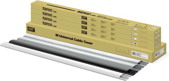 Immagine prodotto Multibrackets Canalina per cavi 75x1600, alluminio, bianco (Tubazione, 160 cm)