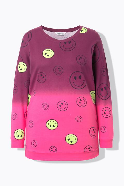 Produktbild Angel of Style Sweatshirt, oversized, Farbverlauf Smiley, Langarm (44)
