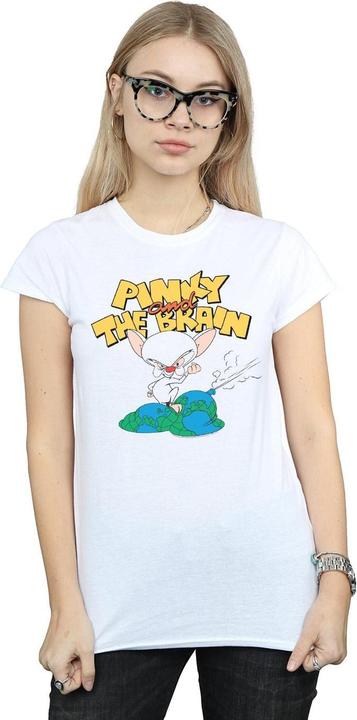 Actual product image Universal Textiles Womens/Ladies The Brain World Domination Cotton T-Shirt (XL)