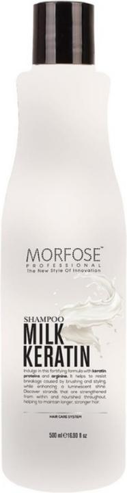 Produktbild Morfose Milk Keratin Shampoo 500ml (Flüssiges Shampoo)