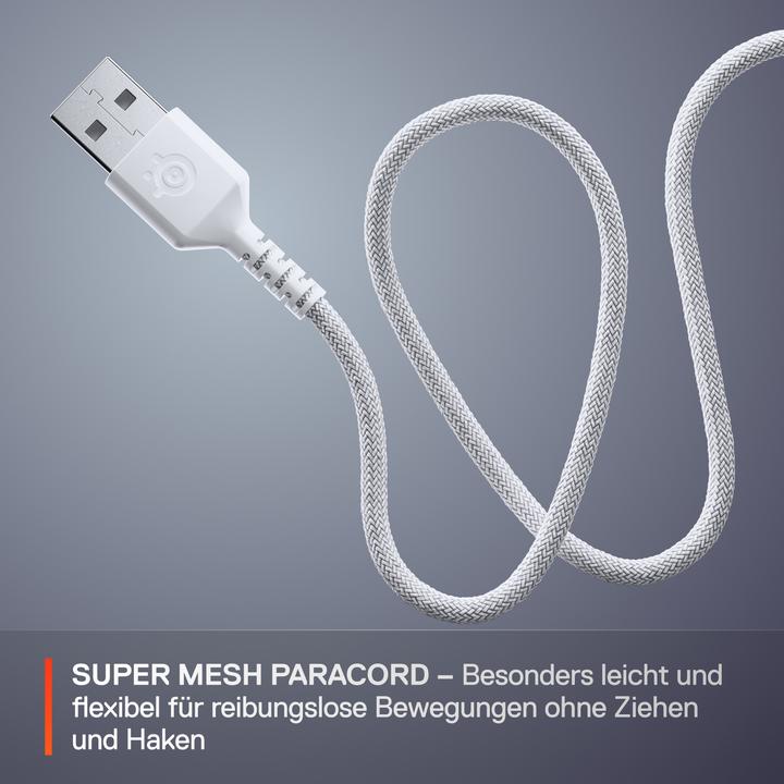 Produktbild SteelSeries Rival 3 Gen 2 - White (Kabelgebunden)
