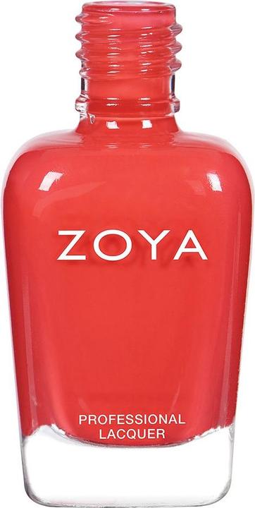 Actual product image Zoya Nail polish KYLIE Red Orange Coral shade (Orange, Red, Coral tone, Colour paint)