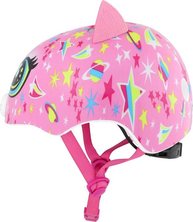 Actual product image C-Preme Junior Kids Helmet C-Remel Astro Cat Pink Roz. XS Toddler FS 3+ (48-52 cm) (new) (48 - 52 cm)