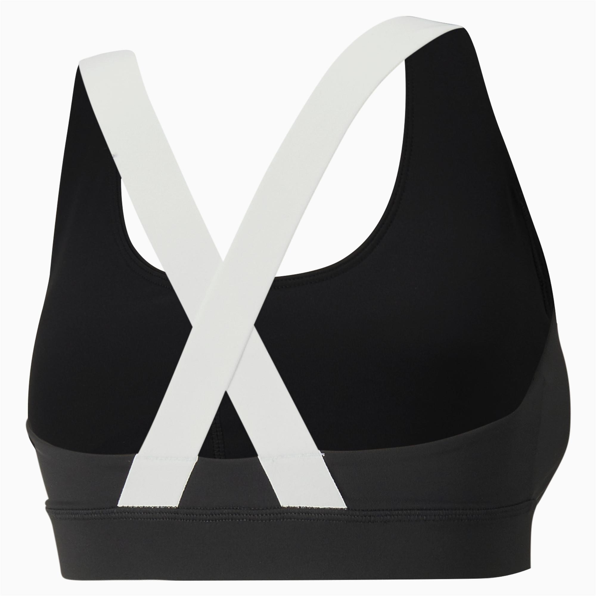 Thumbnail - Puma, Sport-BH, Mid Impact Fit Bra (XL), Schwarz, XL