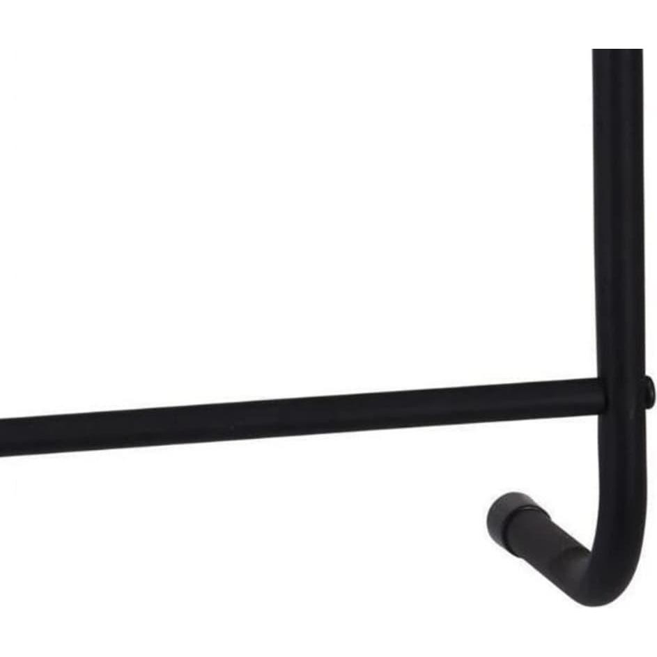 Bathroom Solutions Schwarz Handtuchhalter + Handtuchhaken, Ellianna