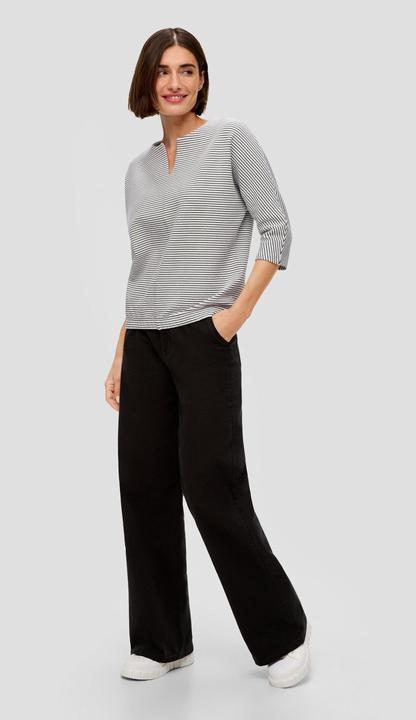 Produktbild s.Oliver Sweatshirt Sweatshirt mit Gummizug (40)