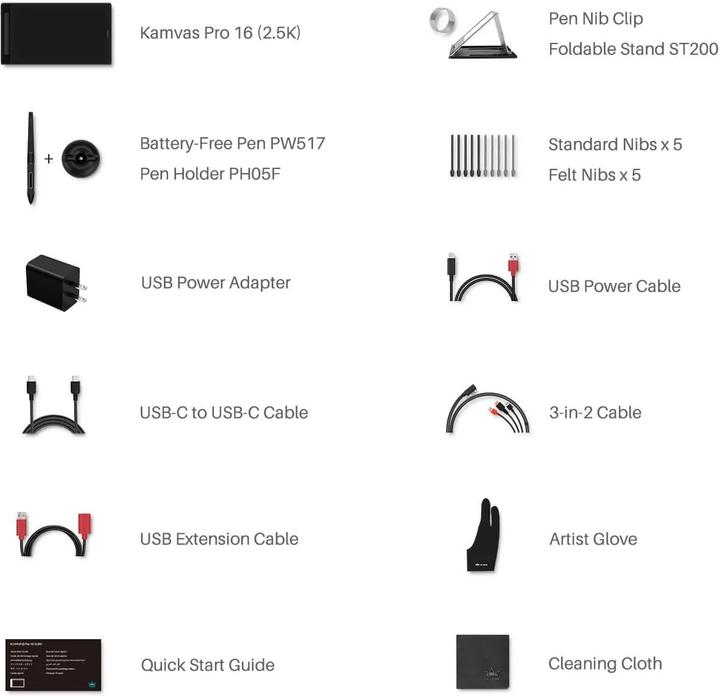 Image du produit Huion Kamvas Pro (16", 5080 lpi)
