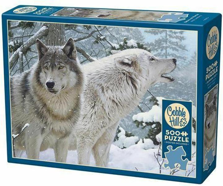 Actual product image Cobble Hill Wolves in the snow 500 pieces (500 pieces)