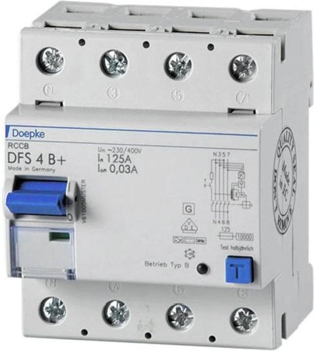 Immagine prodotto Doepke GmbH Interruttore differenziale sensibile a tutte le correnti DFS 4 040-4/0.03-B+