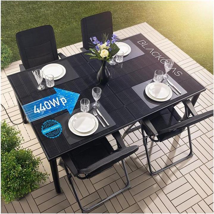 Actual product image Blackglas Solartisch ECOfix 440 Wp (440 W)