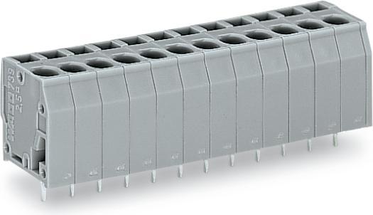 Produktbild Wago 739-112 Klemmenleiste fÃ¼r Leiterplatten 0,08-2,5 qmm grau
