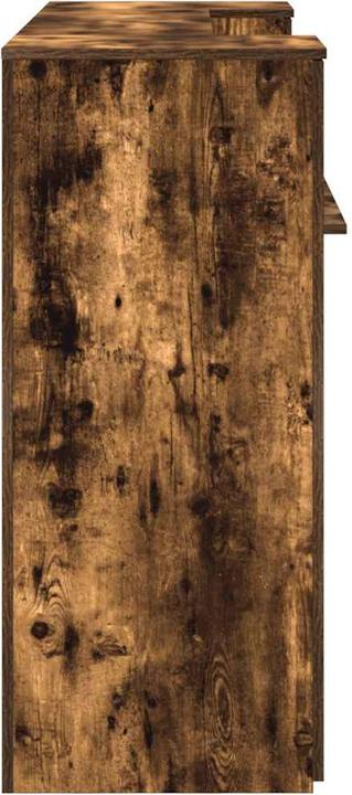 Actual product image vidaXL Reception counter smoked oak 180x50x103.5 cm wood-based reception counter